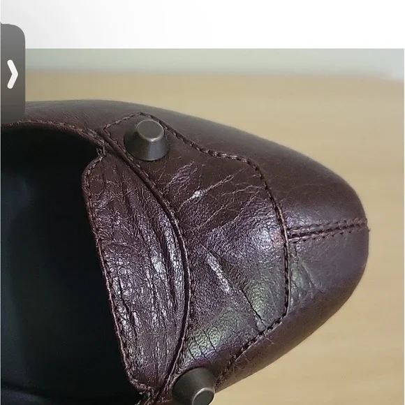 Balenciaga flats brown EUC - Picture 8 of 10
